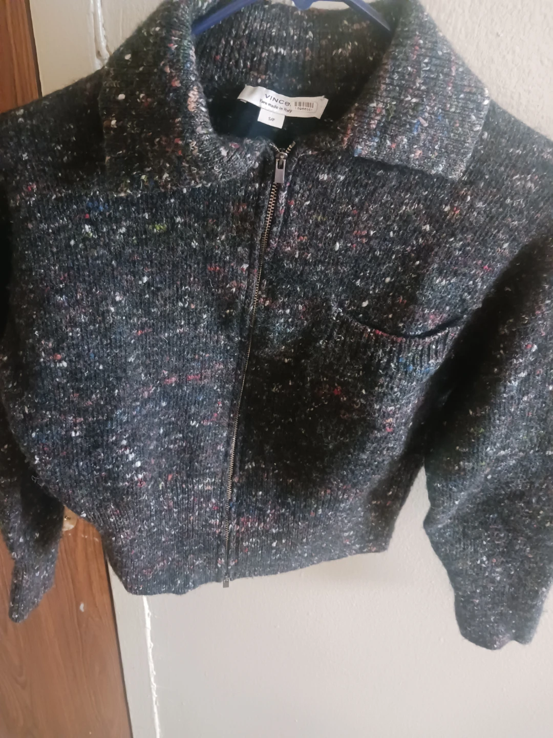 🏈 Vince Speckled Zip-Up Sweater - photo 4