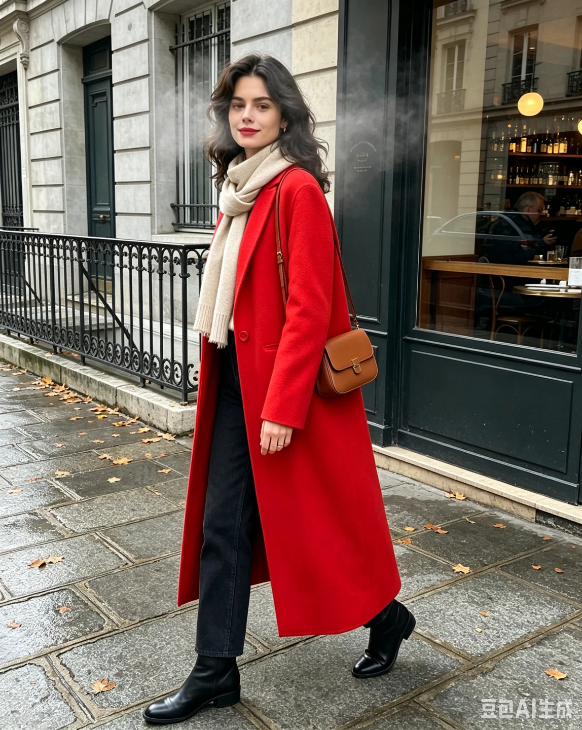 Maje Galaxia LMaje Galaxia Long Double-faced Wool Coat - photo 3