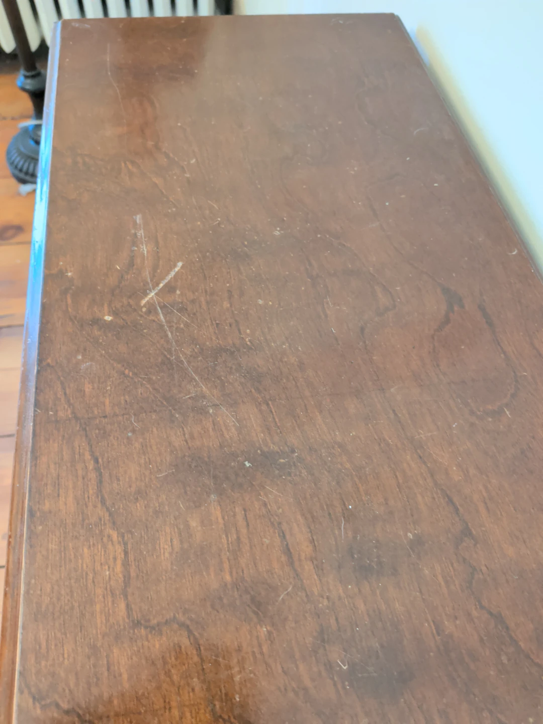 Vintage Hepplewhite-Style Wood Console Table / Sofa Table - photo 4