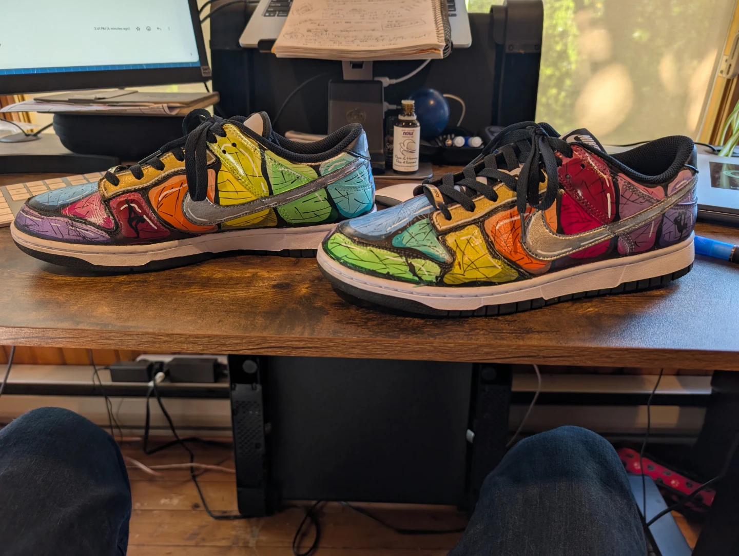 Custom Painted Nike Dunk Low Koded Kicks - photo 3