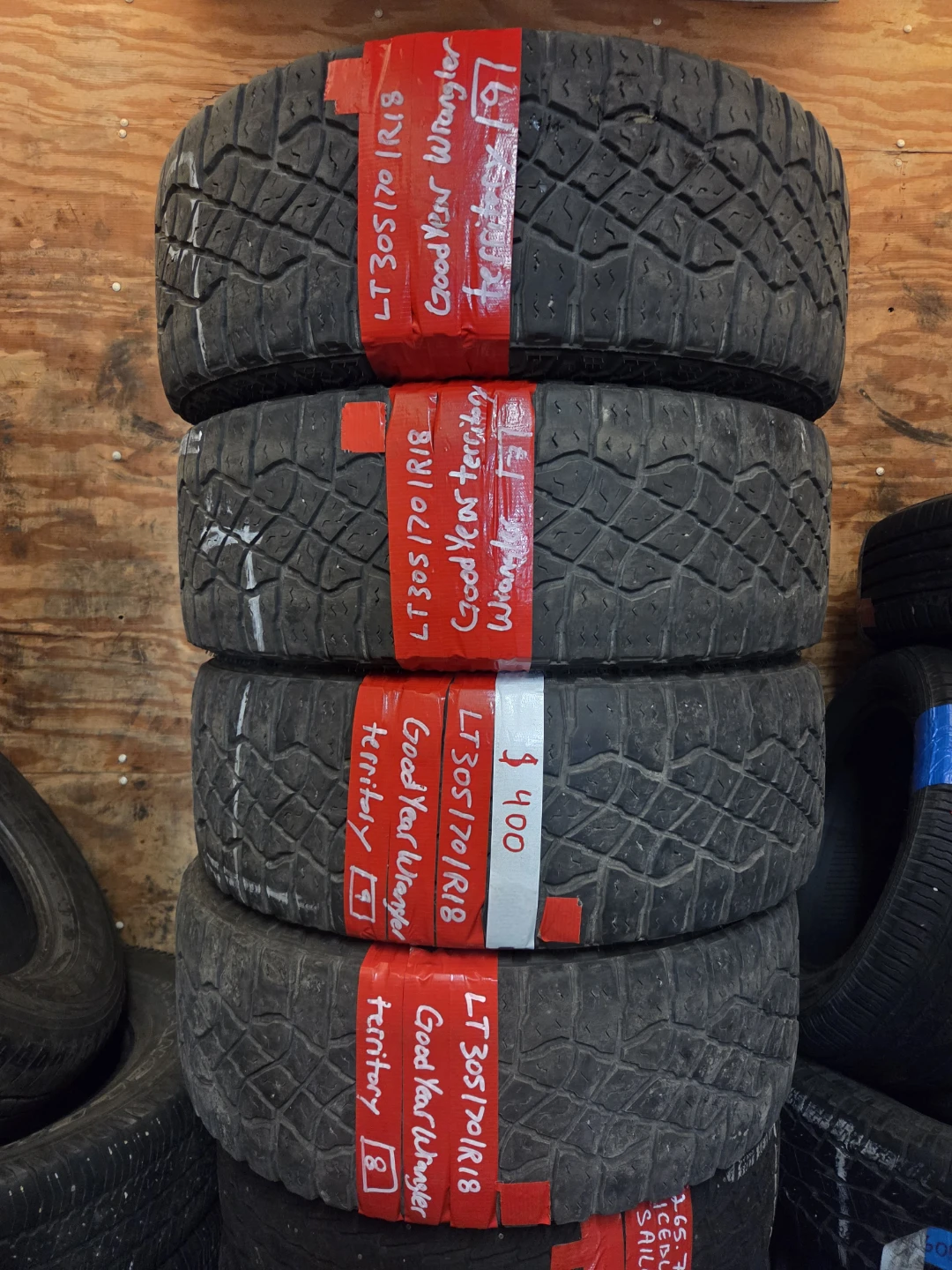 Goodyear Wrangler LT305/70R18 Tires (Set of 4)
