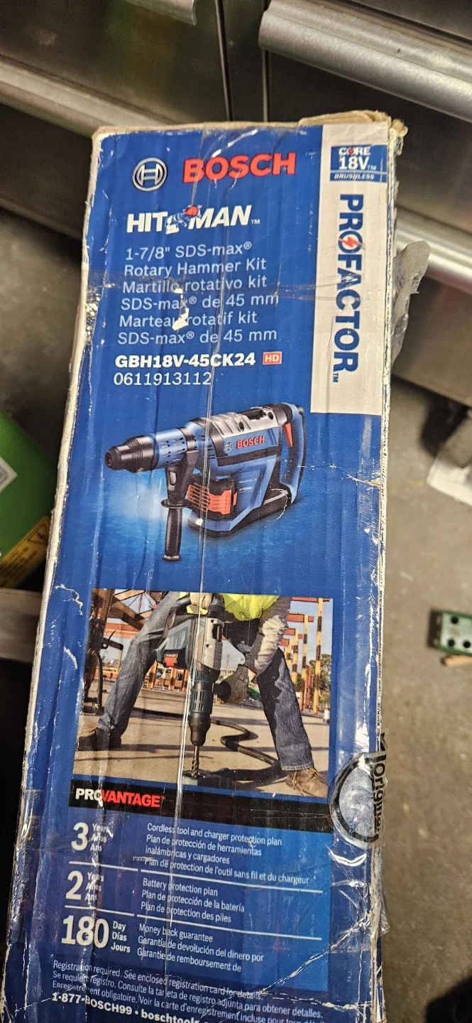 Bosch GBH18V-45CK24 1-7/8" SDS-max Rotary Hammer Kit🏈 - photo 4