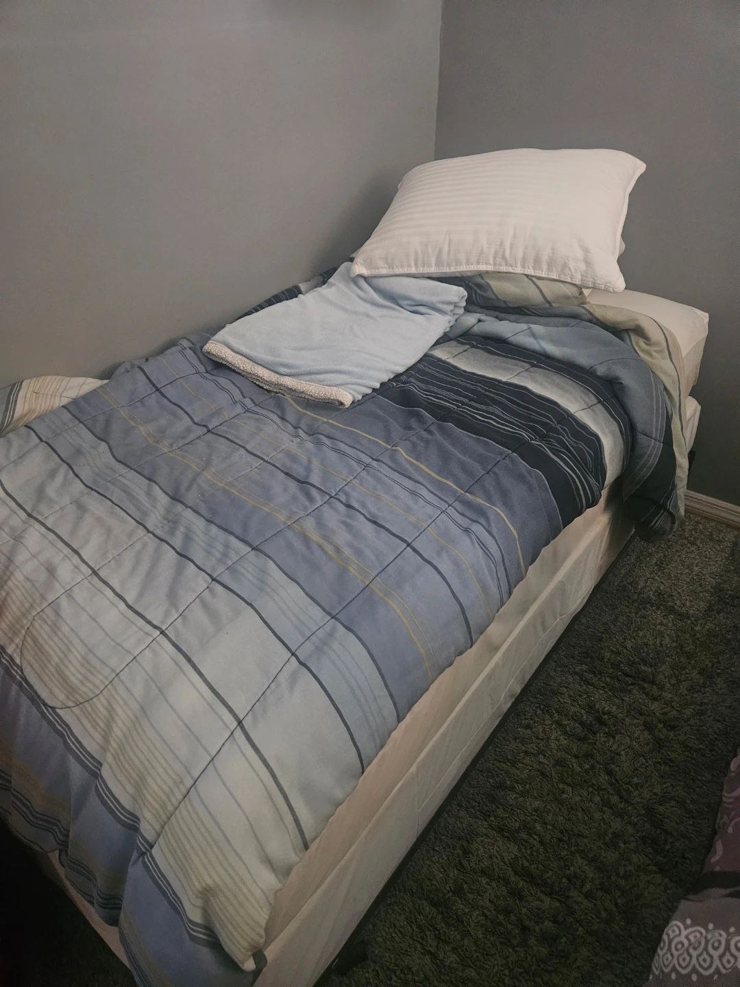 Twin Size Bed and Mattress