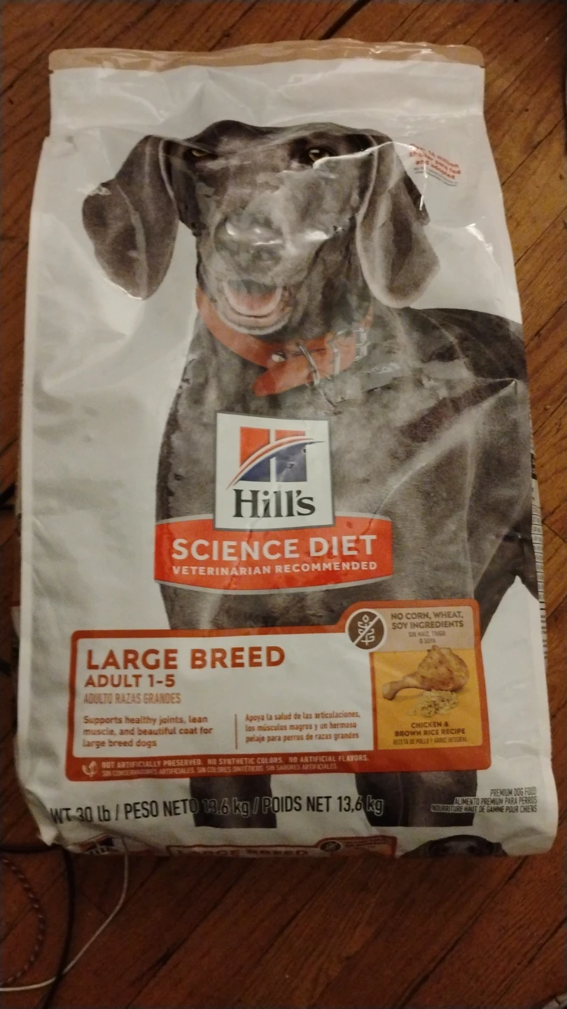 Hill's Science Diet Large Breed Dog Food 30lb