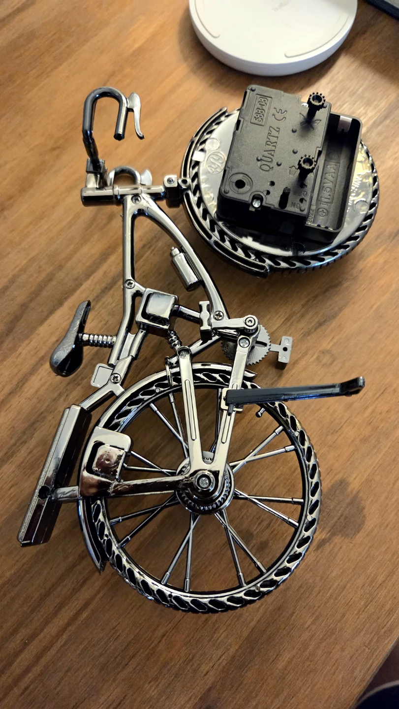 Vintage Bicycle Alarm Clock Display *new - photo 4