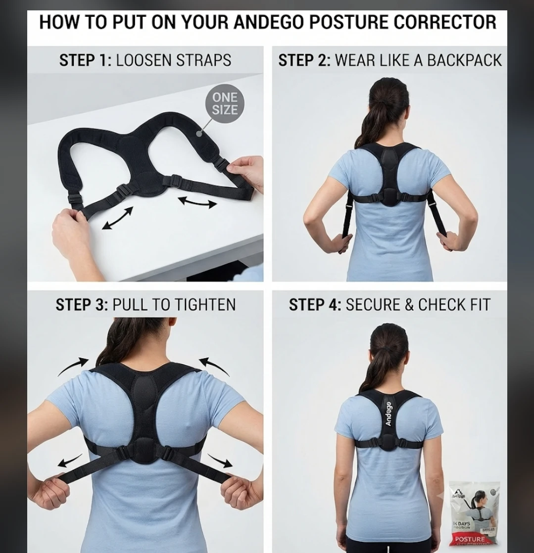 Andego Posture Corrector🏈 - photo 3