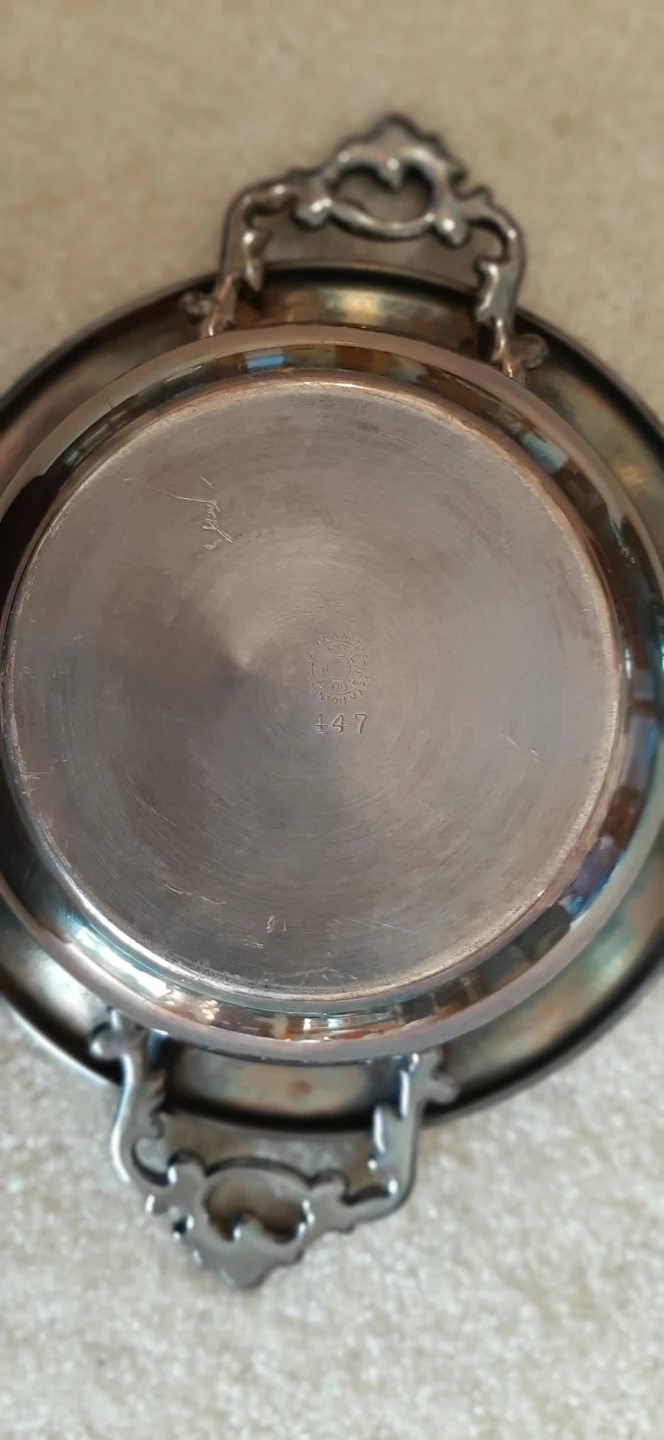 Vintage Poole Silver Co. Butter Dish - photo 3