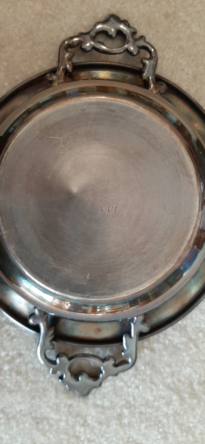Vintage Poole Silver Co. Butter Dish - photo 4