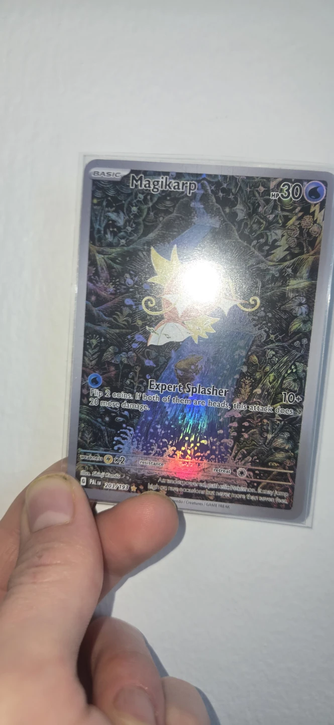 Magikarp 203/193 Paldea Evolved Illustration Rare Card - photo 3