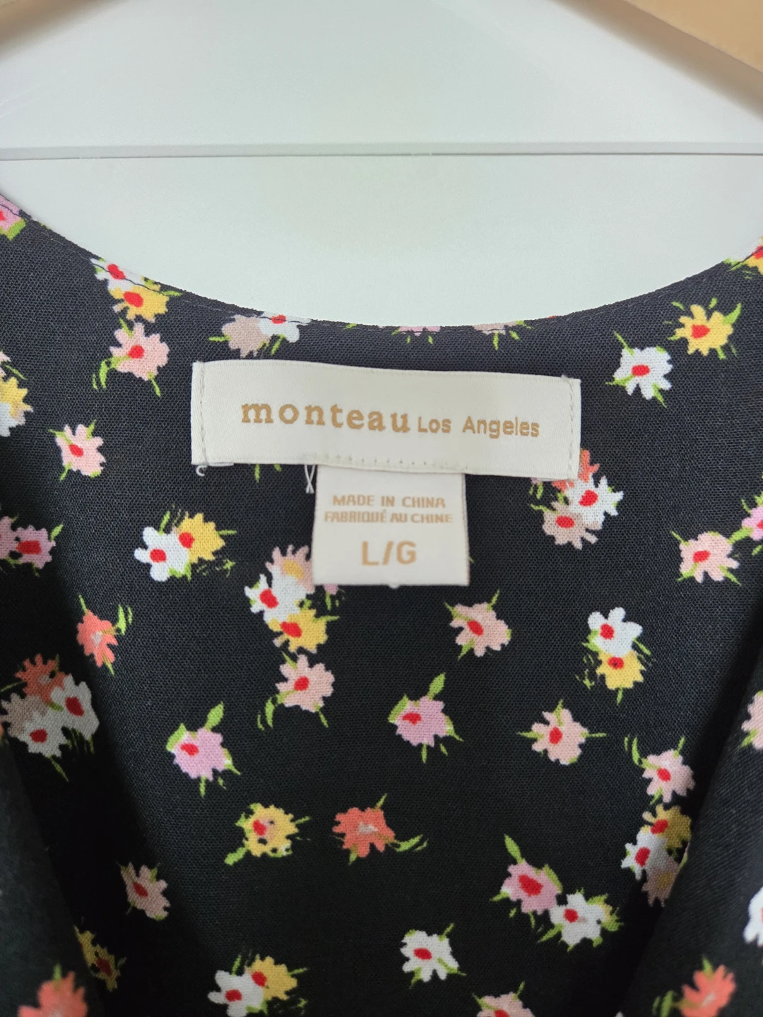 Monteau Los Angeles Floral Wrap Dress - photo 2
