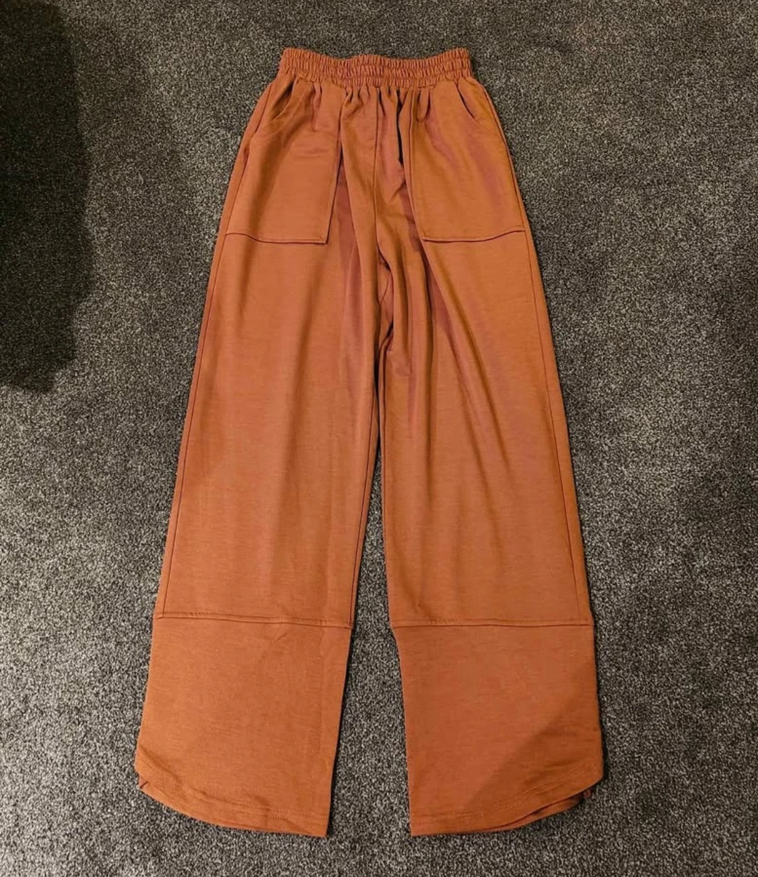 Rust Orange Wide Leg Pants 🏈