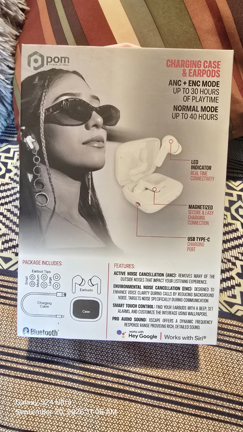 POM Peace Of Mind Xscape ANC Earbuds - photo 3