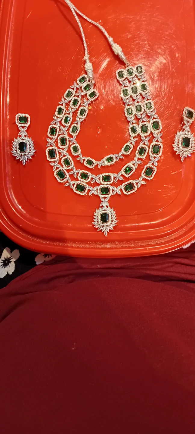 Emerald Green Jewellery Set