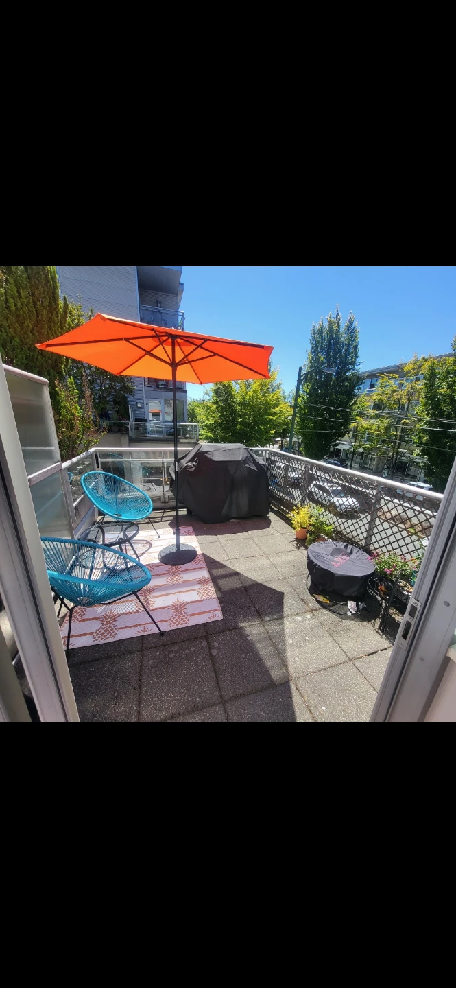 Orange Patio Umbrella