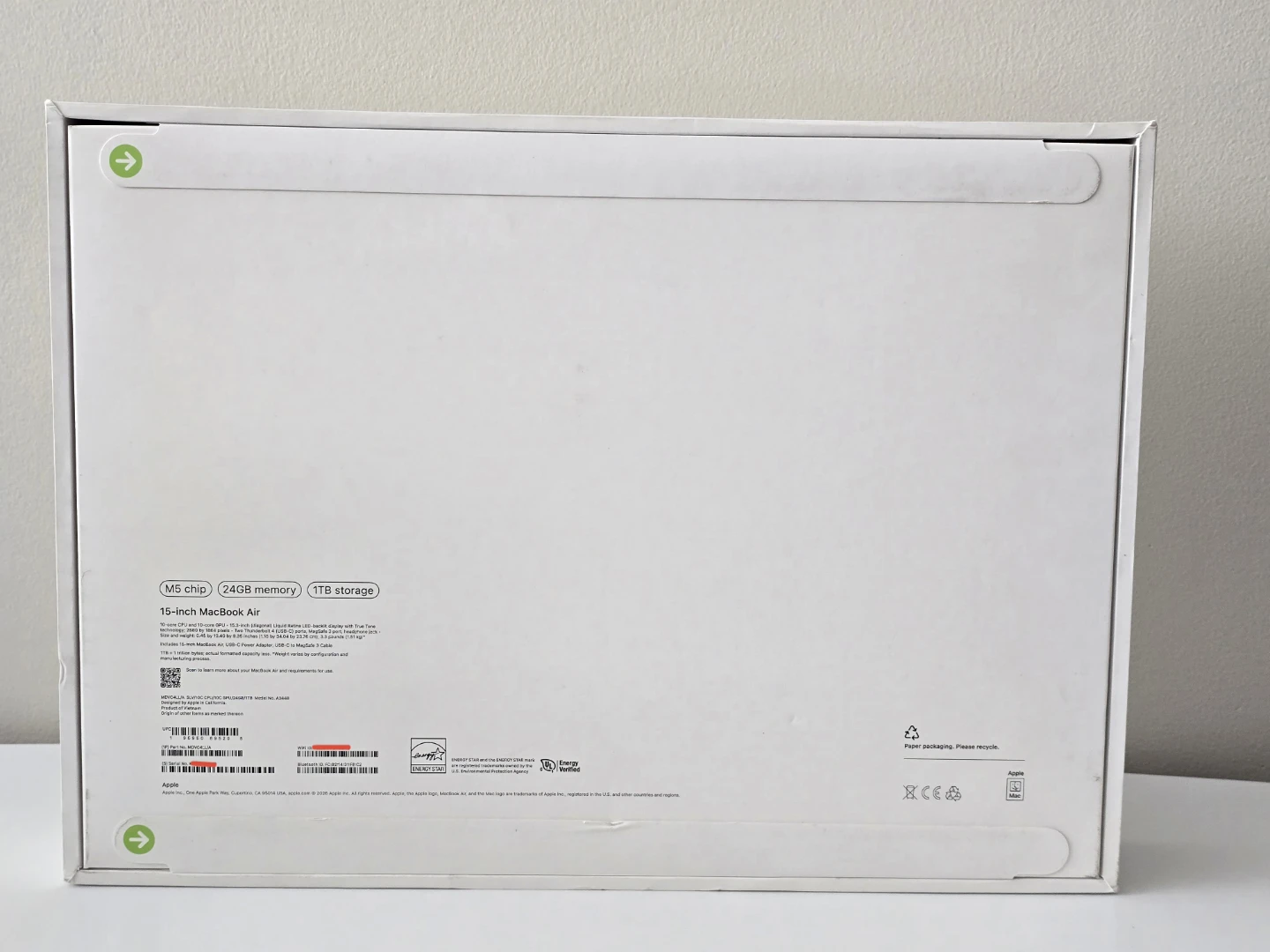 Apple 15-inch MacBook Air M5 Chip 24GB/1TB - photo 3