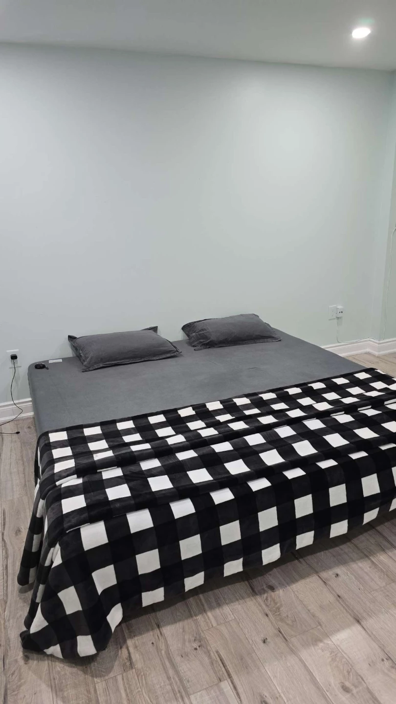 King size Bedframe and mattress!