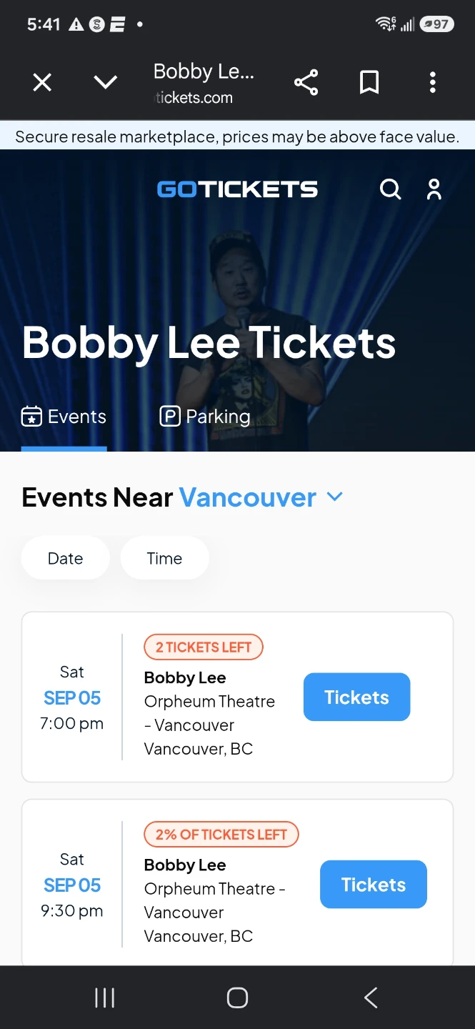 Bobby Lee Tickets - Vancouver