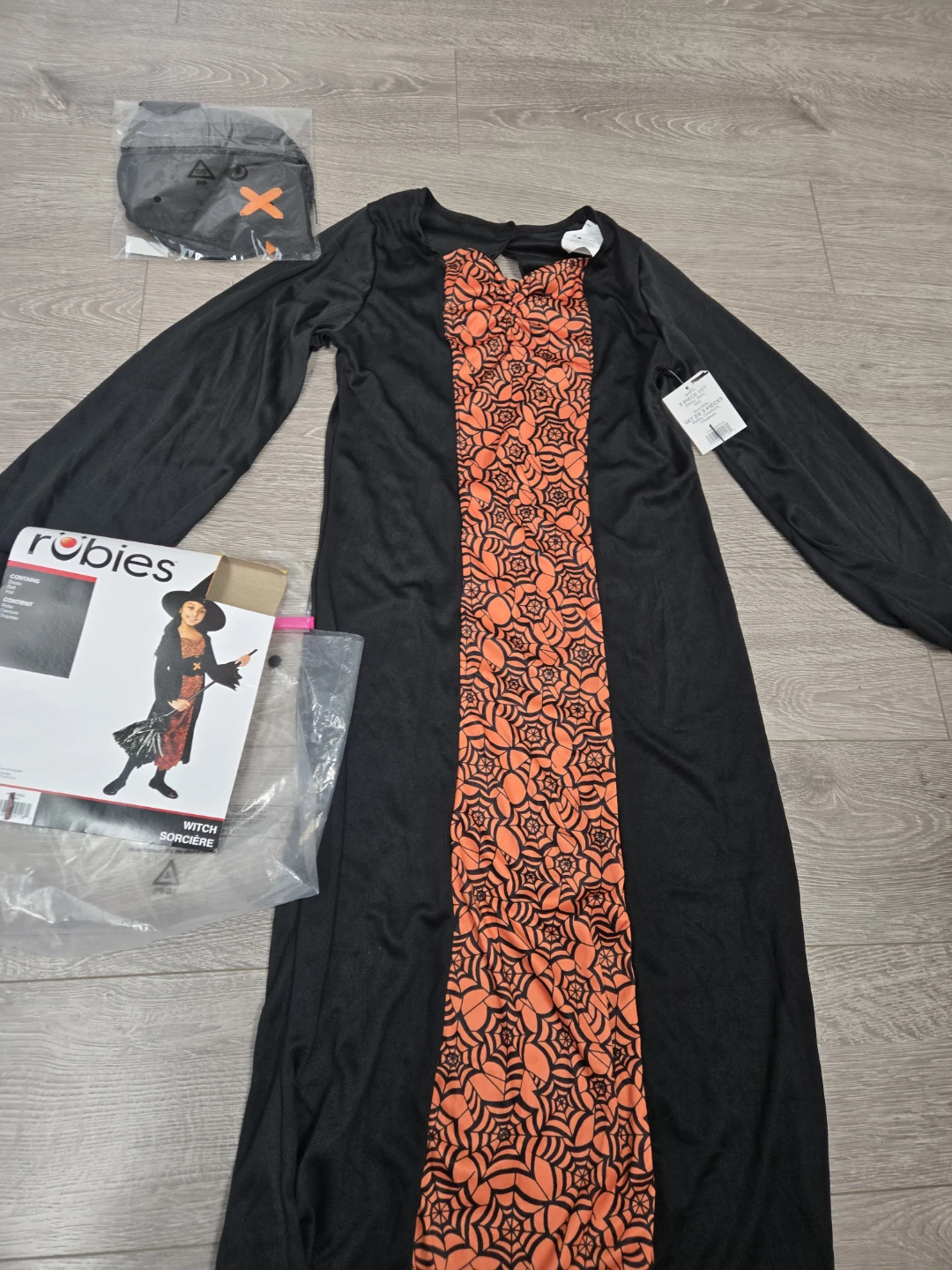 New kids halloween witch costume sz large 10 - 12 - photo 3