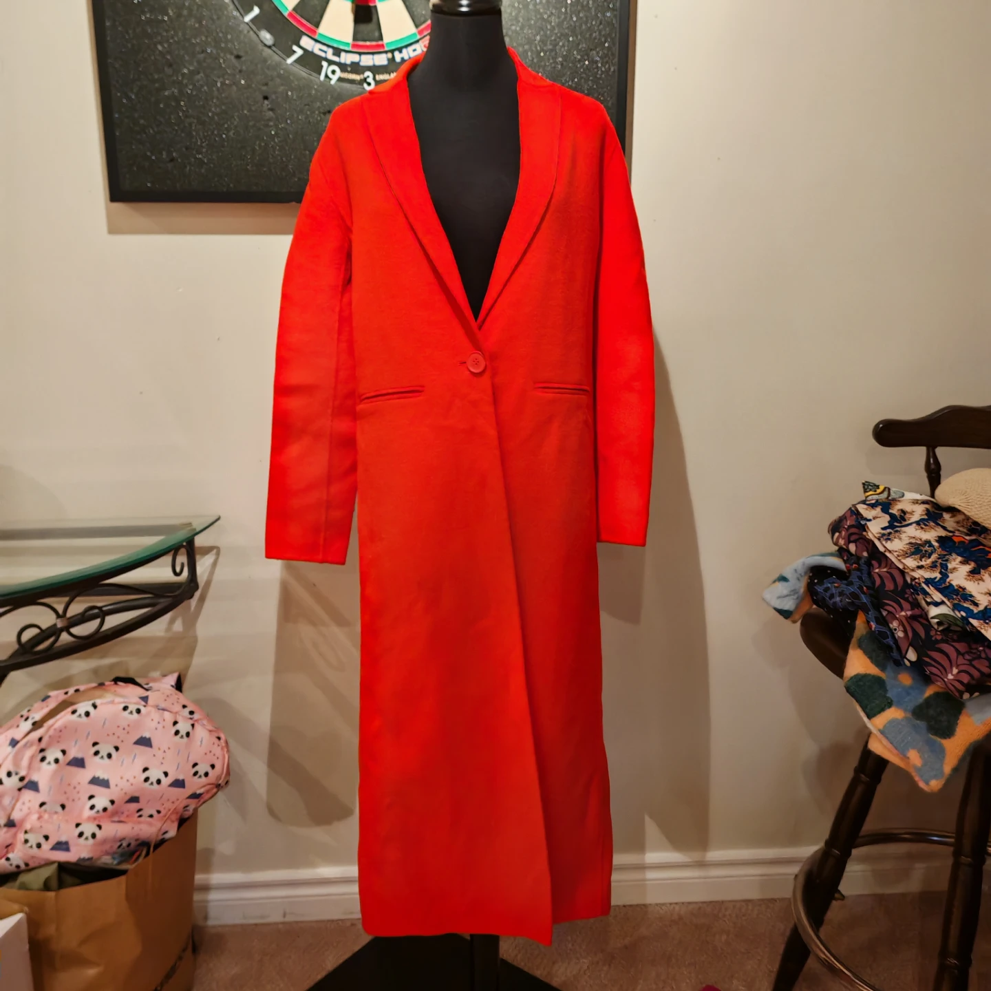 Maje Galaxia LMaje Galaxia Long Double-faced Wool Coat - photo 5