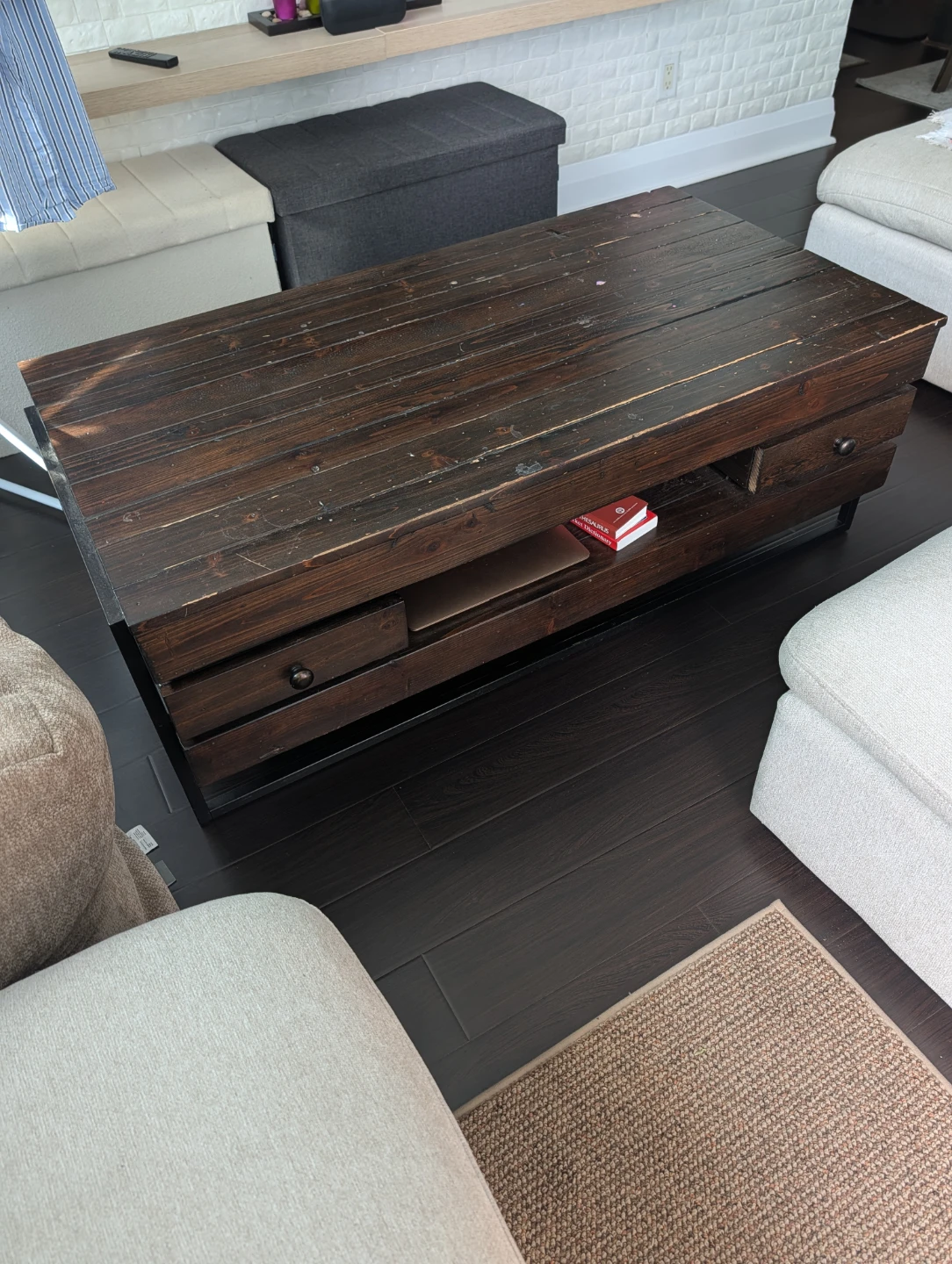 Rustic Wood Coffee Table