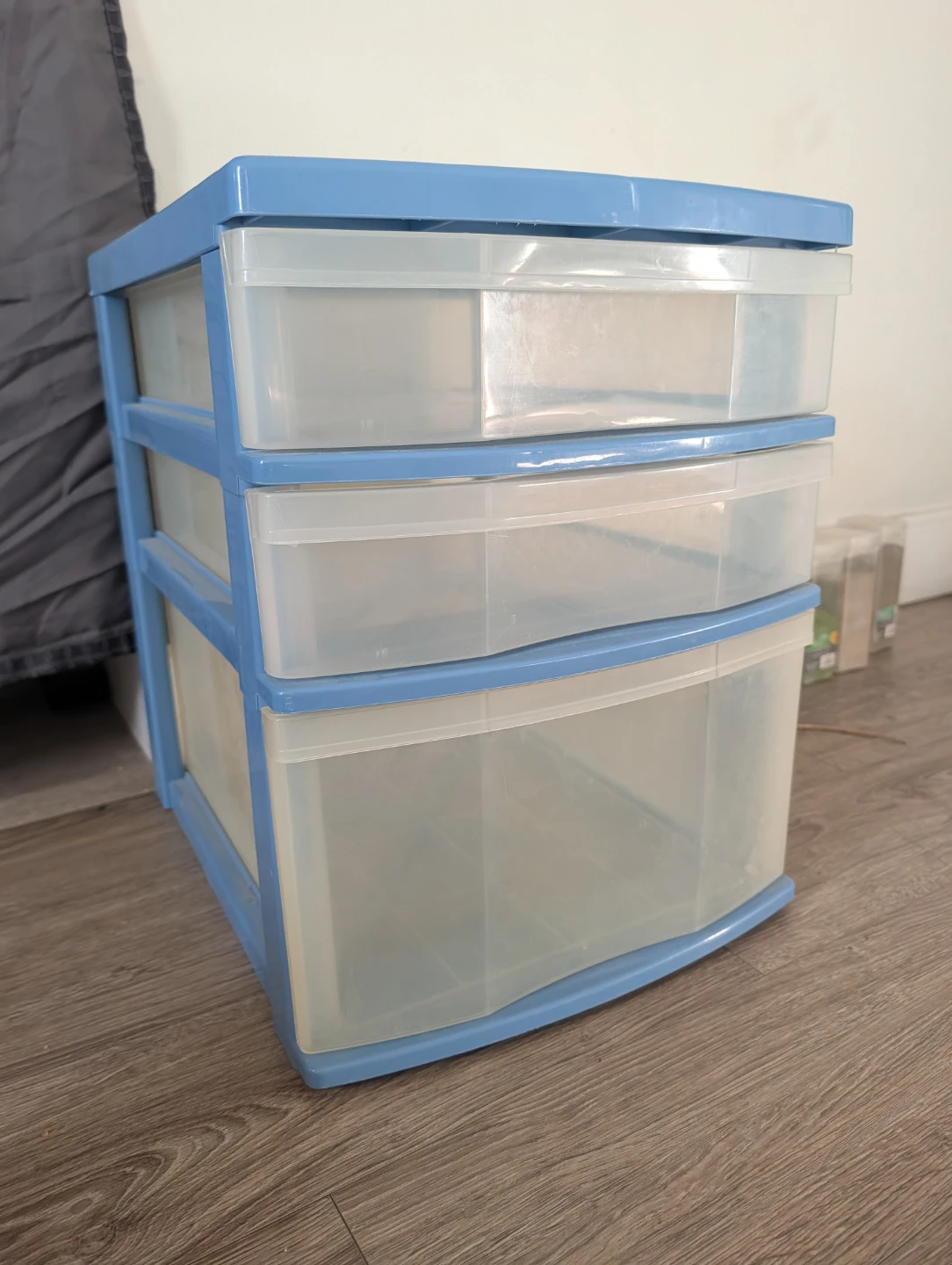 3-Drawer Plastic Storage Unit