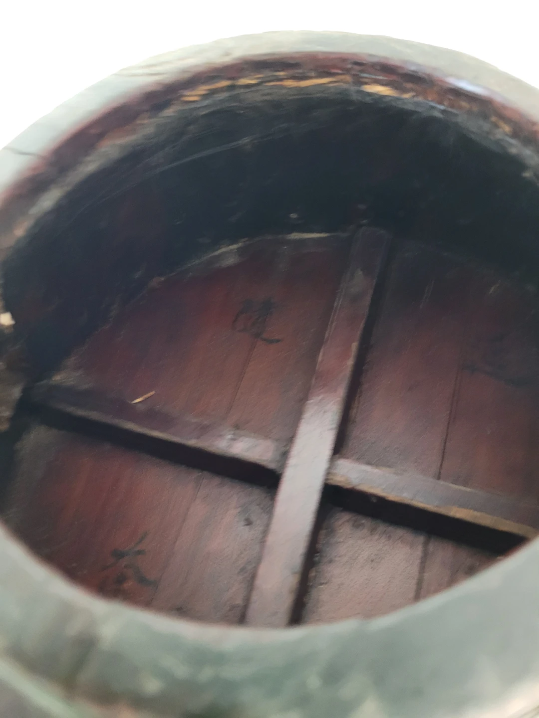 Antique Asian Rice Container - photo 2