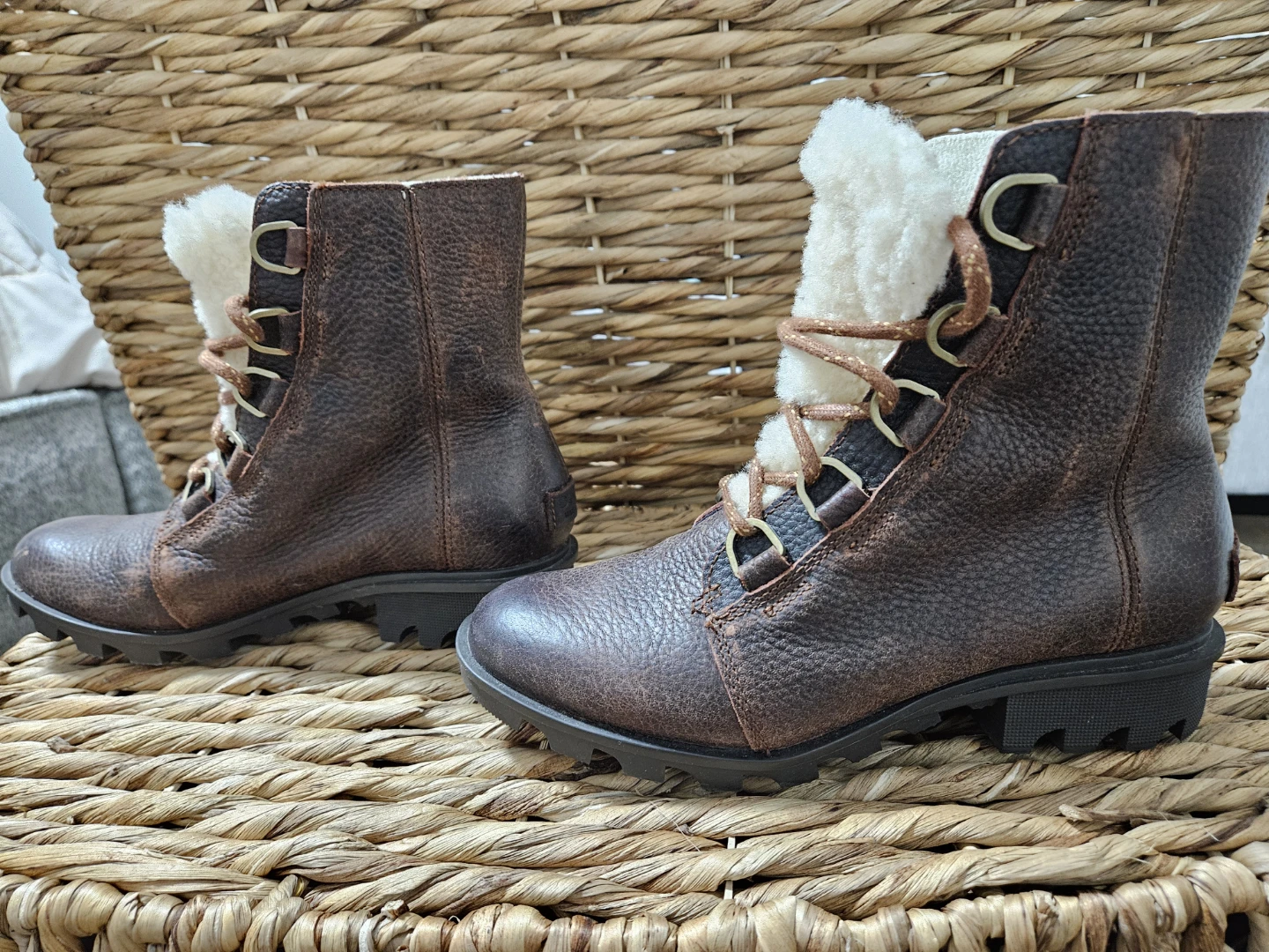 SOREL Waterproof Leather Winter Boots