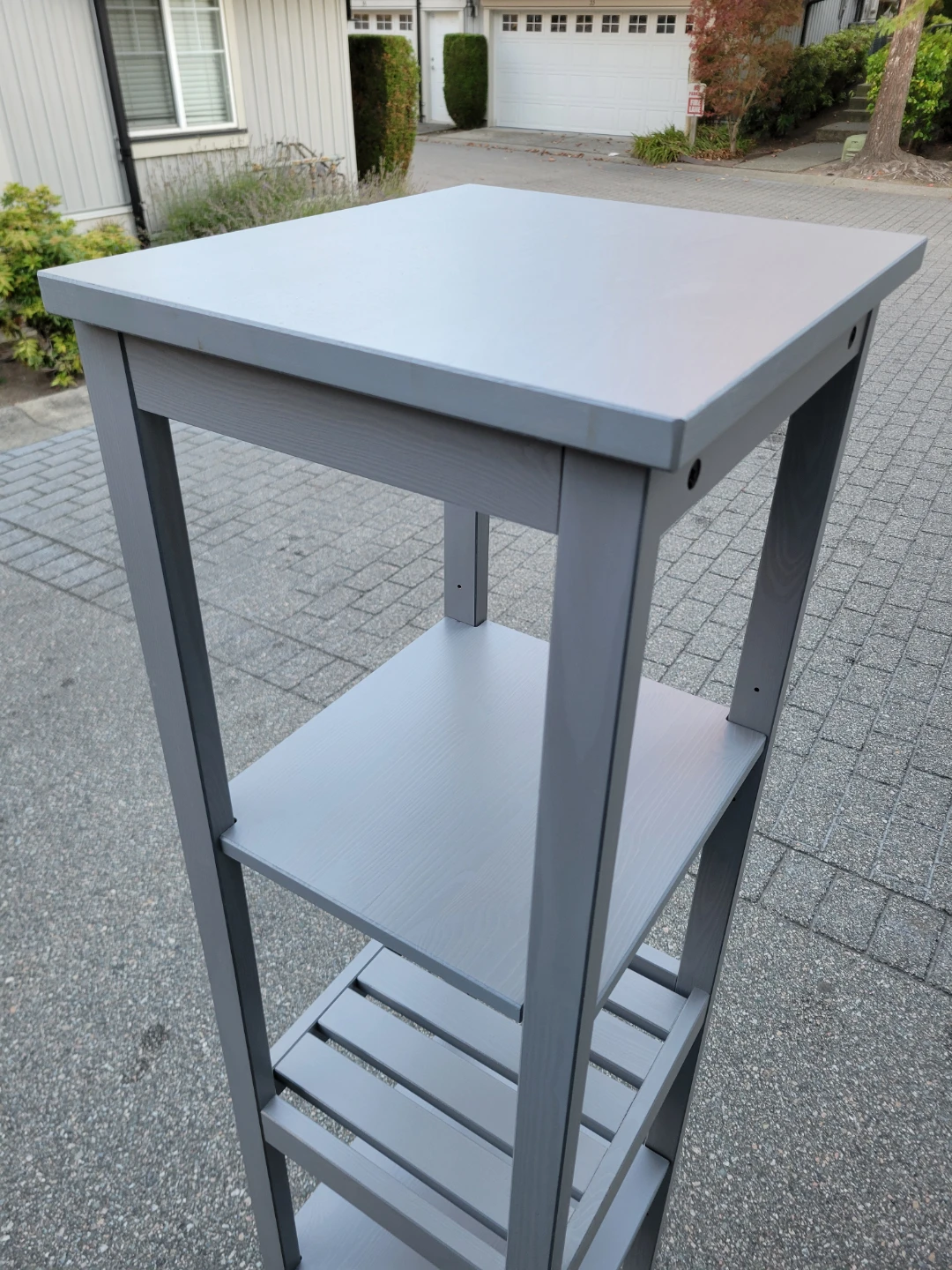 Beautiful Grey Storage Tower / Shelving Unit / Shelf. - photo 4