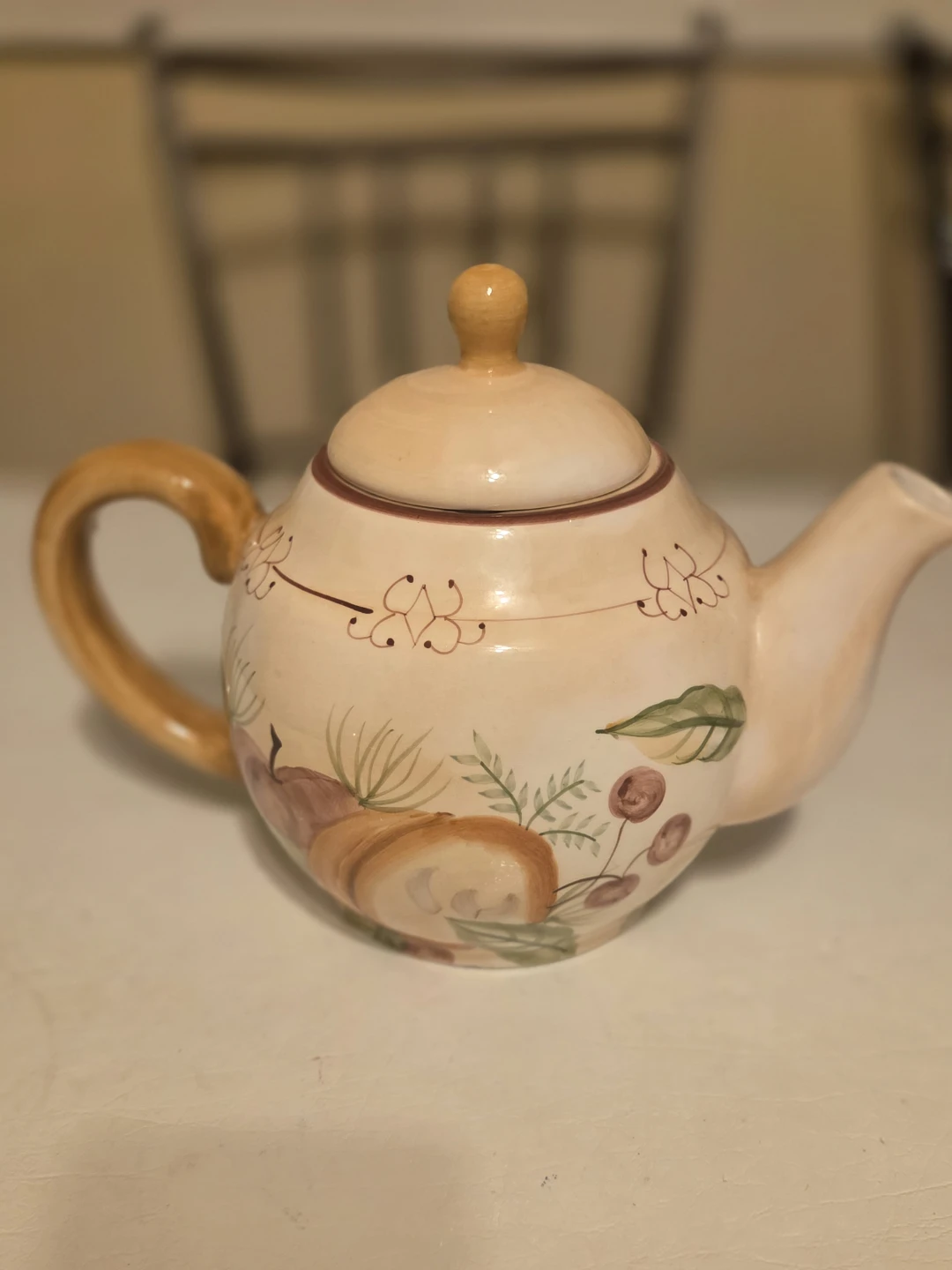 Crate & Barrel Ceramic Teapot