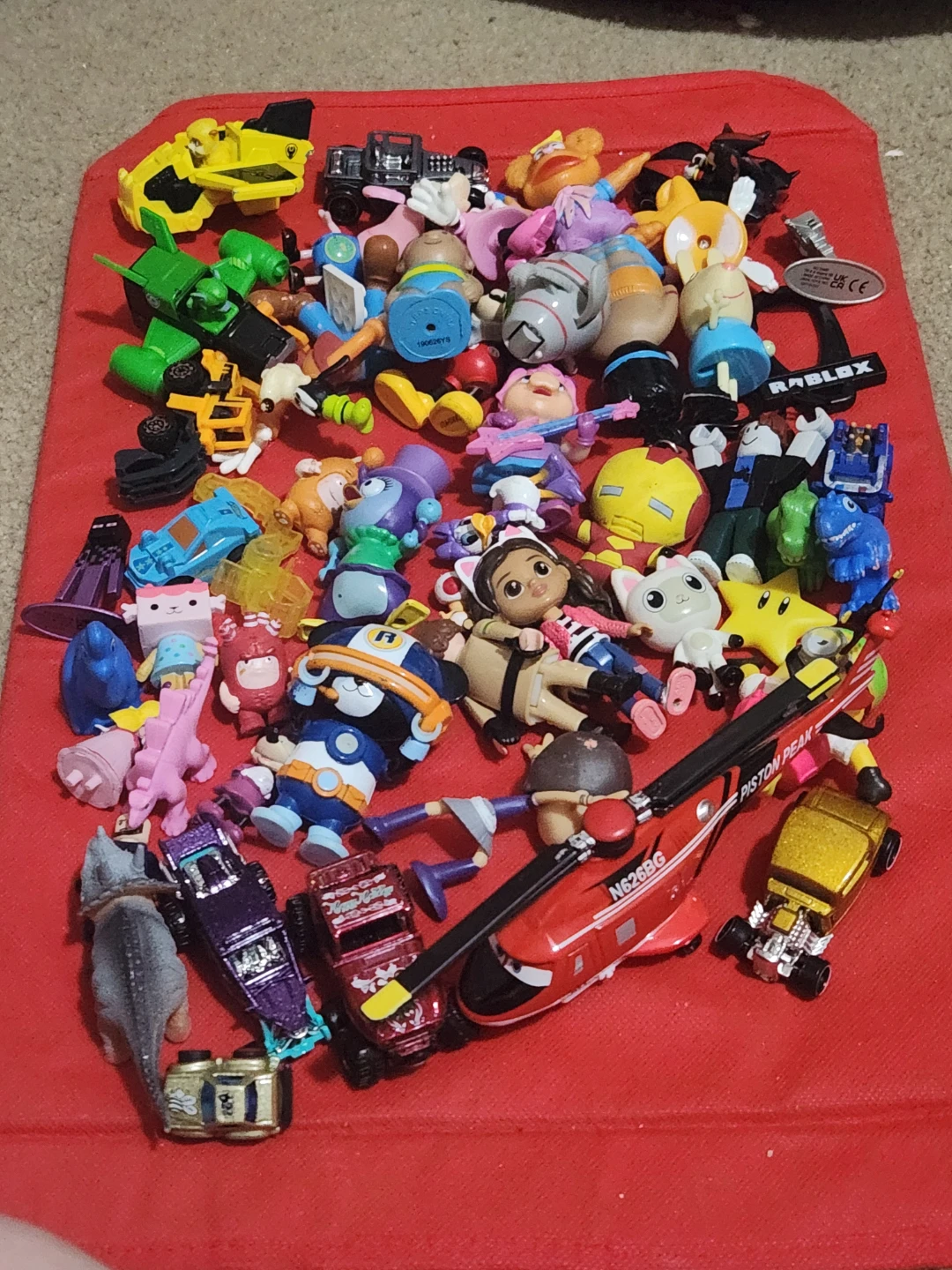 Large Collection of Assorted Character Toys and Diecast Cars - photo 2