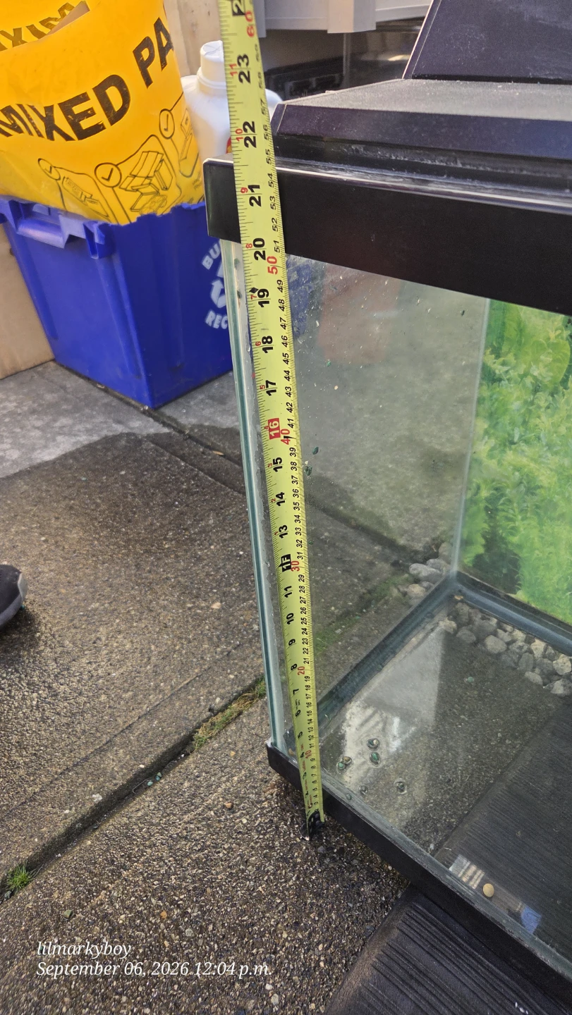 Aquarium Tank with Lid and Filter Tubing - photo 4