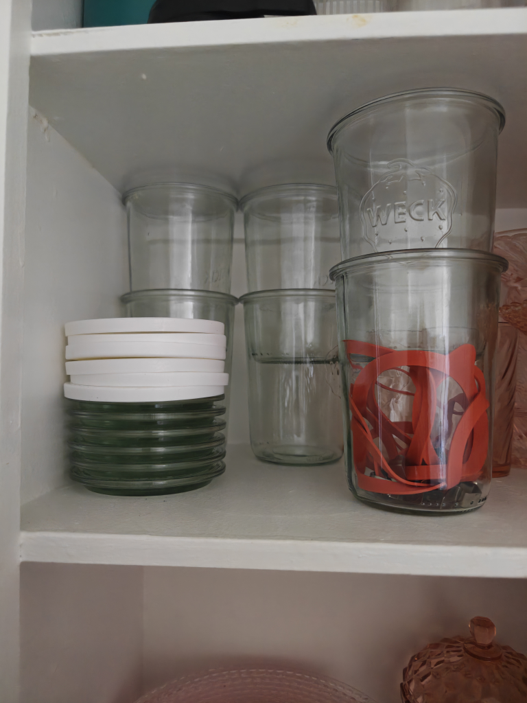 Weck Canning Jars 743 Set (plus quick seal lids)