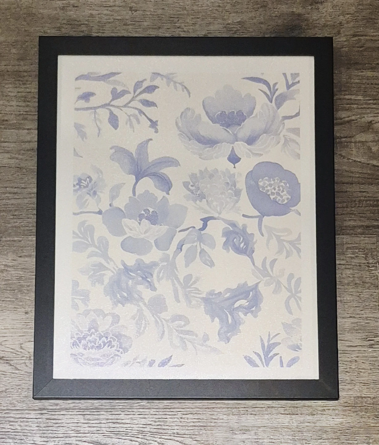 Set of 3 Vintage Foral Wall Art 12"x15" Framed - photo 4