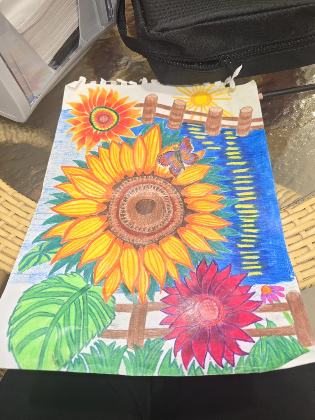 Original pencil and coloured pencil drawings - photo 3