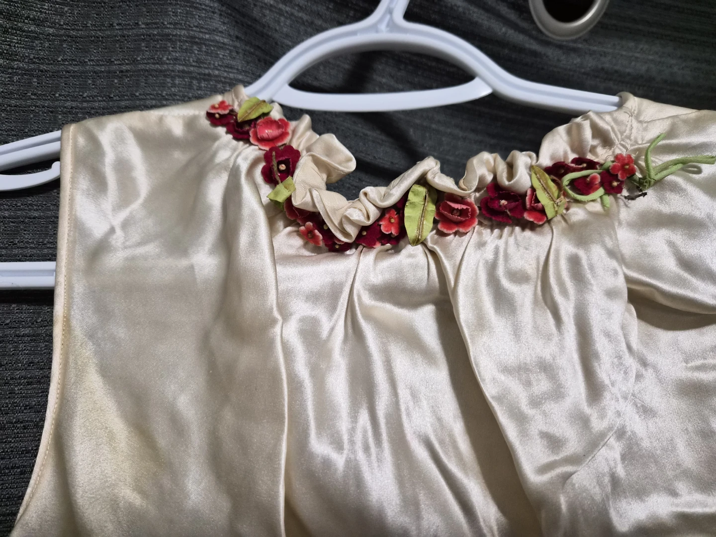 Vintage cream lace dress and bolero set - photo 5