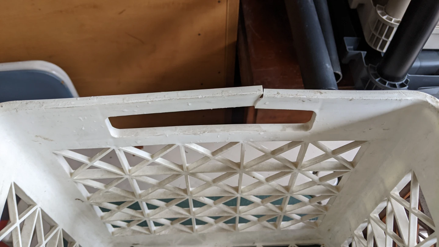 LOT OF 7 MILK CRATES ITEM HOLDER - photo 5