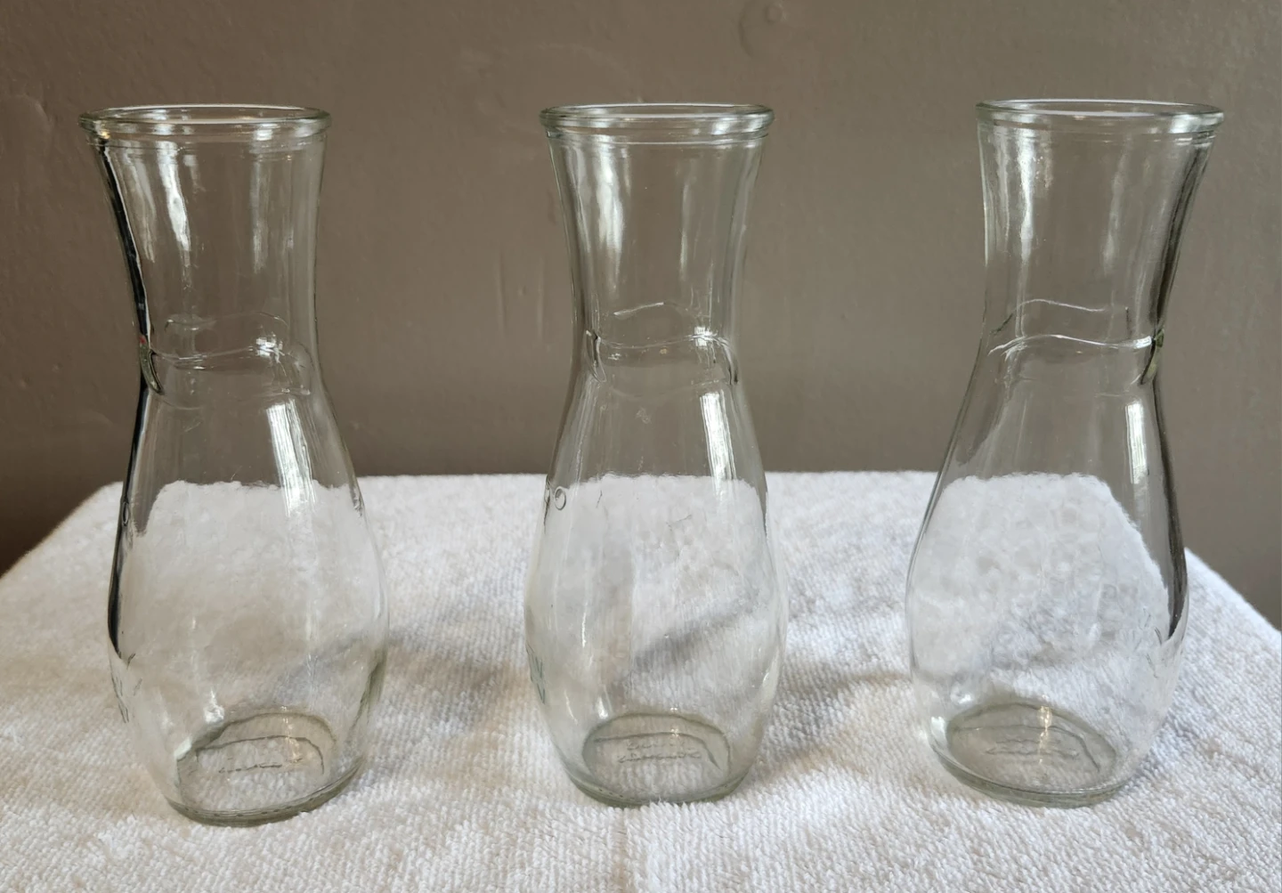 8 Clear Glass Vases, different sizes - New - photo 4