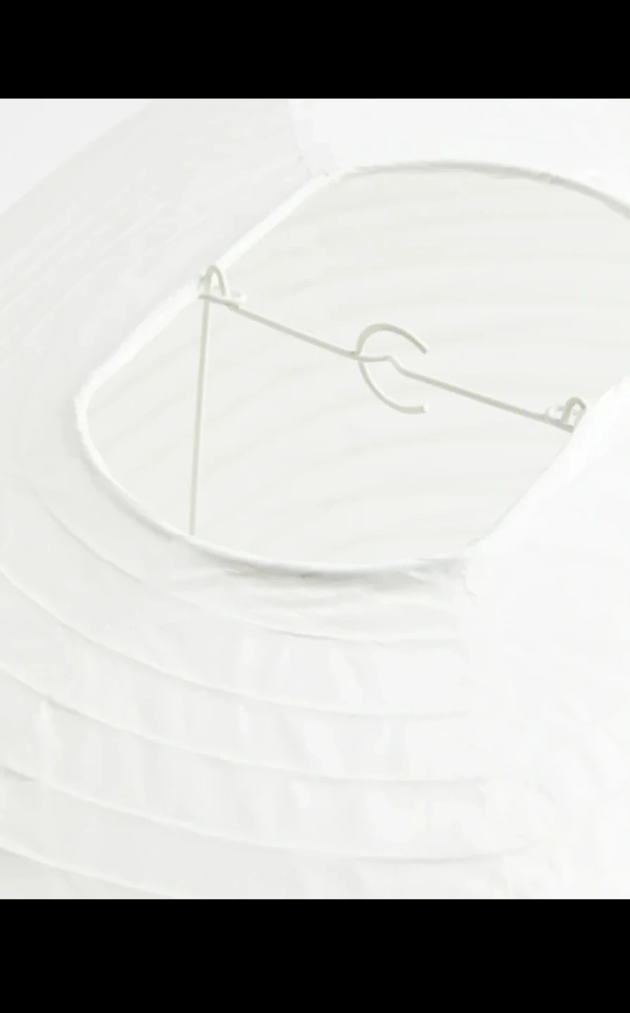 White Paper lamp shade - photo 2