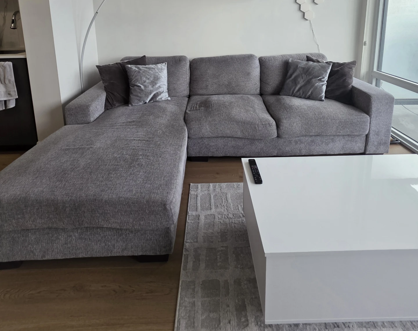 Hot Deal L-shaped grey sofa - photo 3