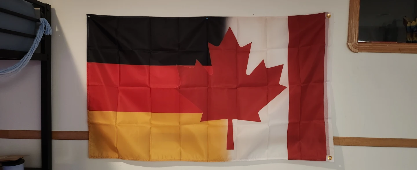 Combined Germany and Canada Flag