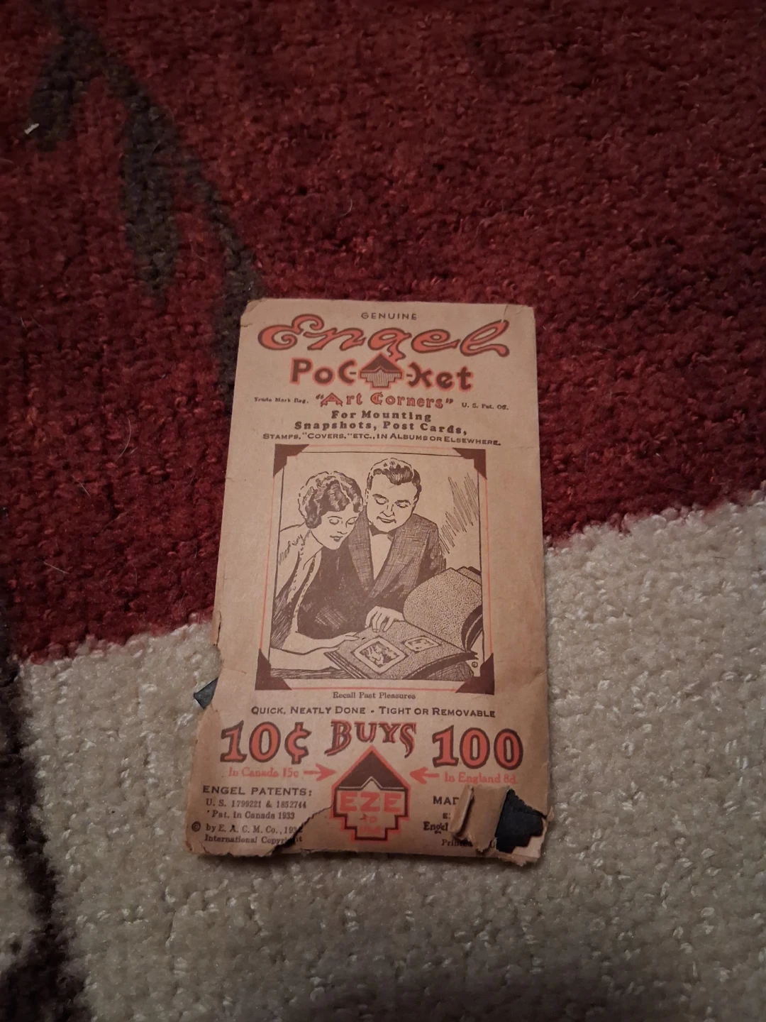 Vintage Engel PoC-ket Art Corners
