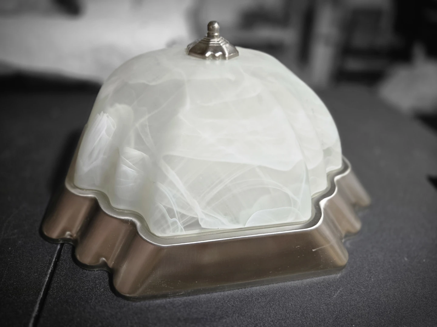 Frosted Glass Ceiling Light Fixture - photo 2