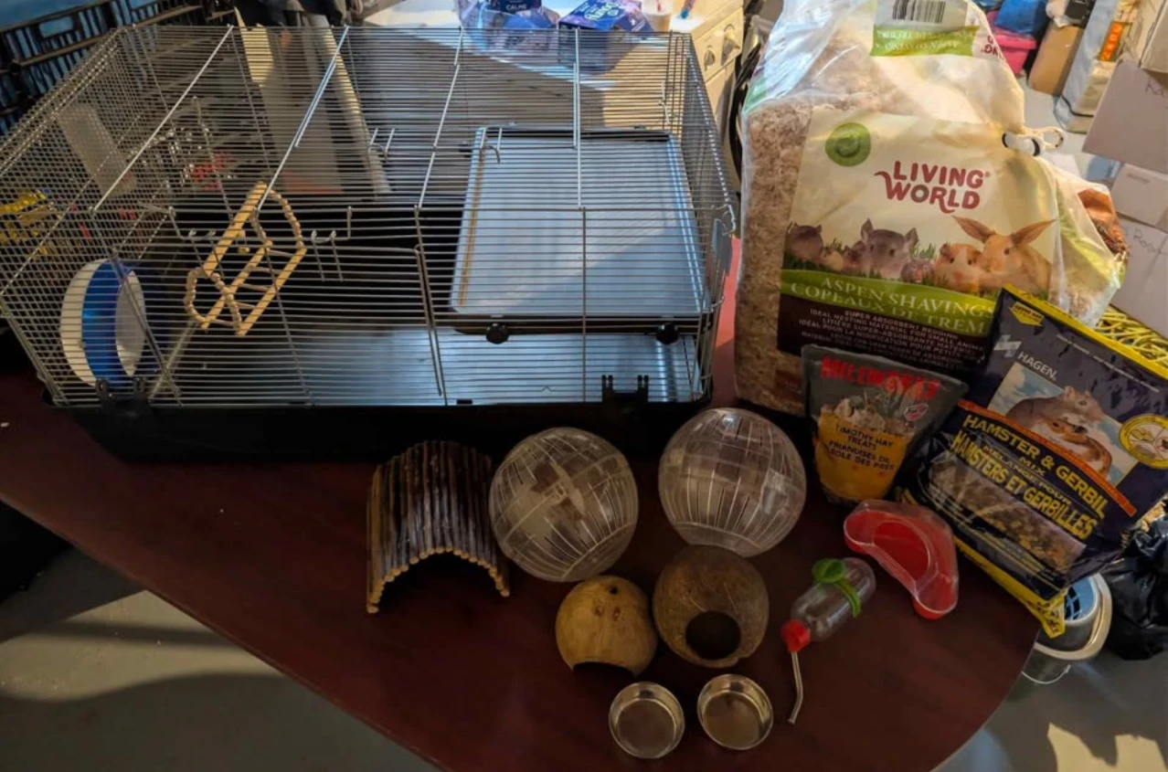 XL hamster cage starter kit