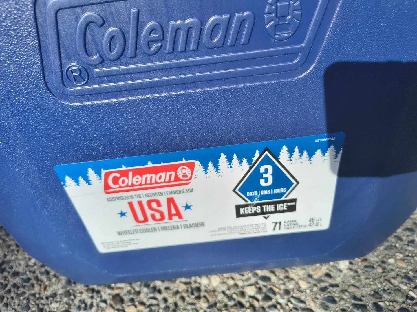 Coleman 45 qt Wheeled Cooler with Drain - photo 2
