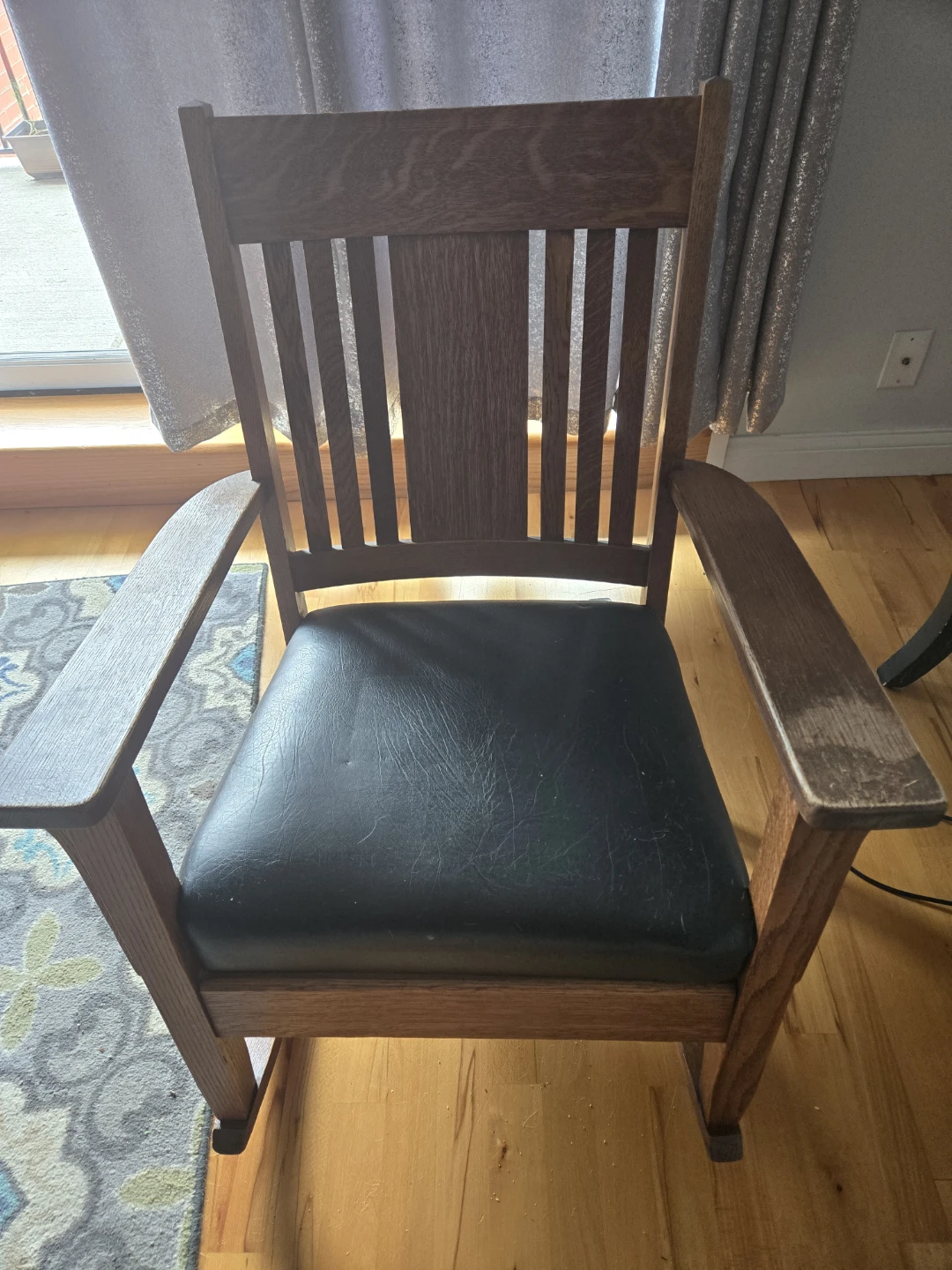 Mission Style Oak Rocking Chair