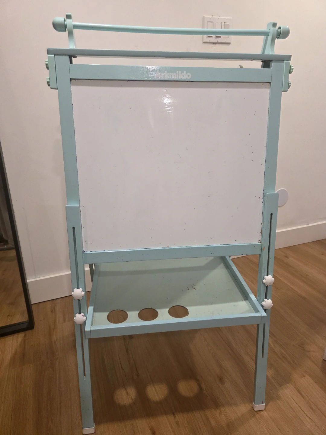 Arkmiido Kids wood easel 3-in-1