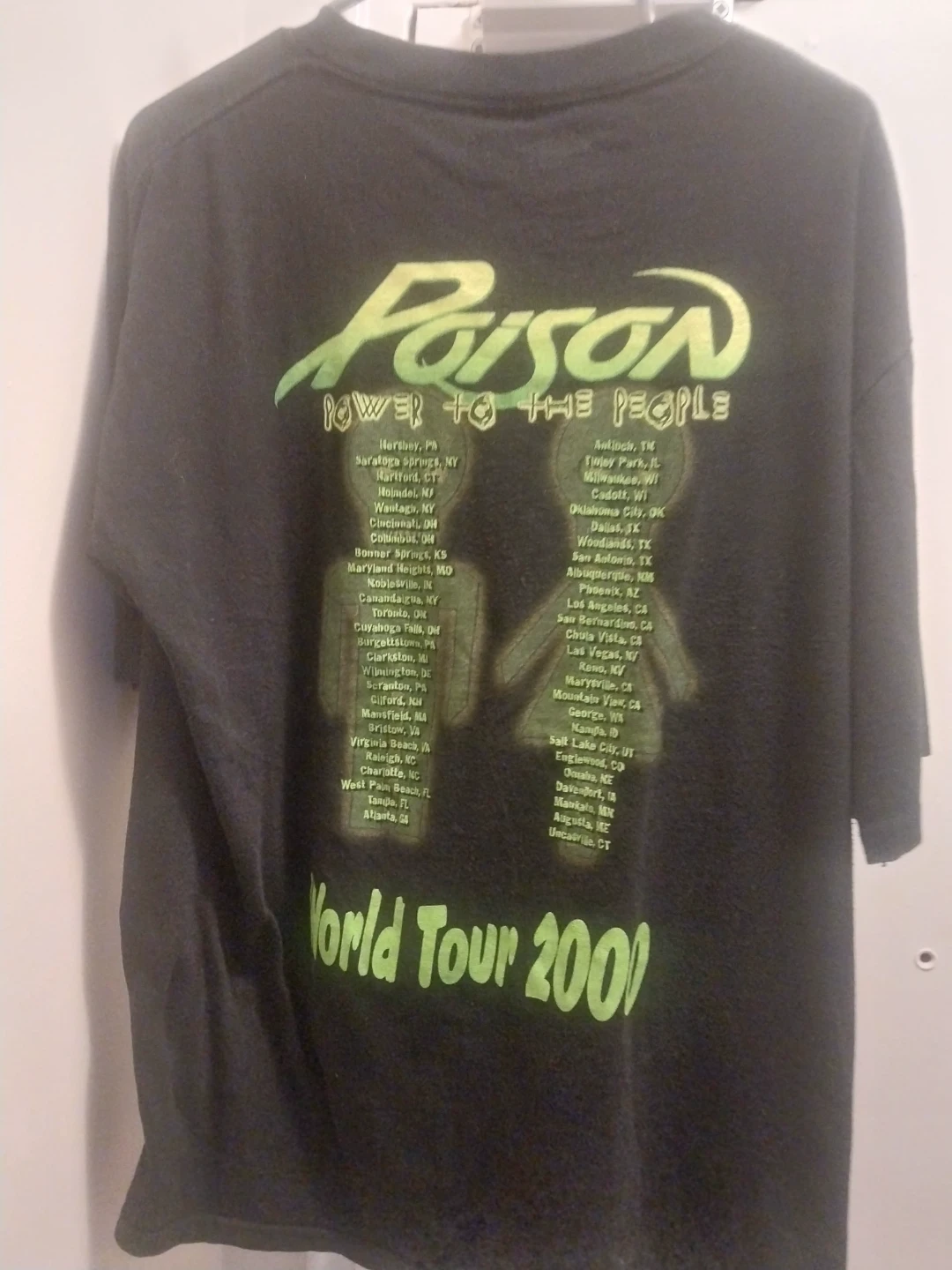 Vintage Poison Power to the People 2000 Tour T-Shirt - photo 2
