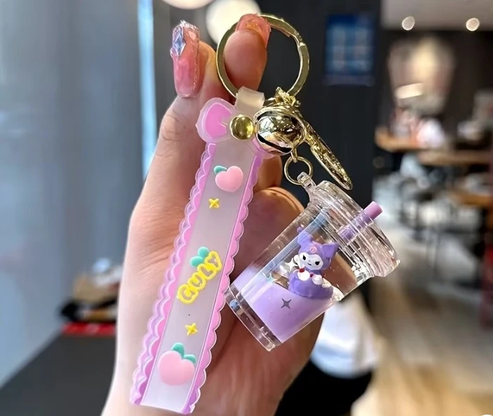 Cute Drink Charm Keychain - photo 2