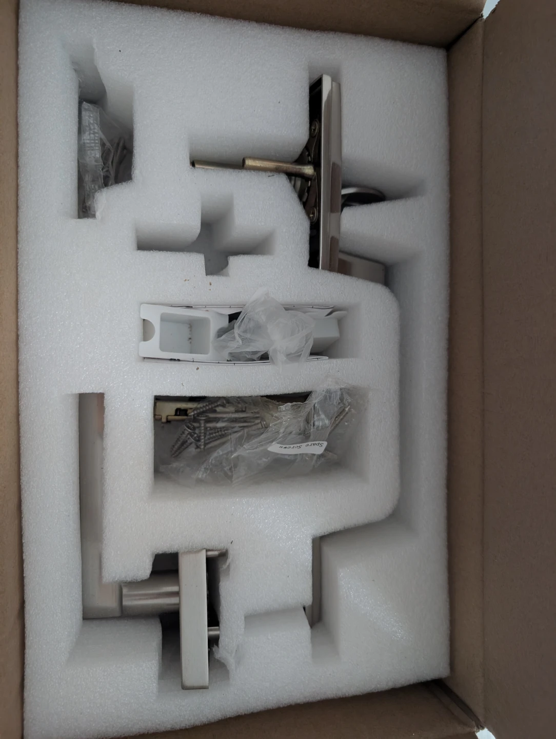 Satin Nickel Door Handle - photo 2