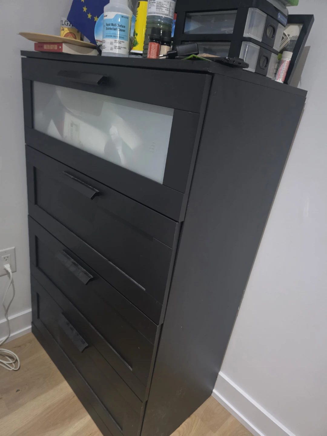 IKEA Brimnes 4-Drawer Chest Black